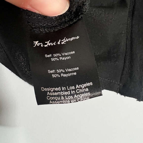 Revolve Poppy Ruffle Cropped Elbow Sleeve Blouse - Picture 6 of 12